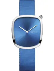 Bering 18034-308 Blue Textile Womens Watch