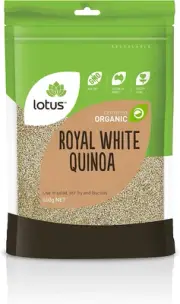 Lotus Organic White Quinoa Grain 600 g, 600 g