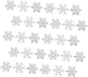 Gadpiparty 30Pcs Snowflake Clothes Patches DIY Sewing Craft Decoration for Headdresses Creative Repair Clothing and Personalize Accessories Eye Catching Badges for Men