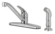 Kitchen Faucet With Spray, Single Lever, Chrome -242101