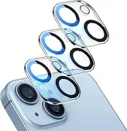Giftorld [3 Pack Camera Lens Protector for iPhone 13/13 Mini,9H Tempered Glass,Anti-Scratch,Case Friendly,Night Circle,No-Bubble HD Clarity,Full Cover