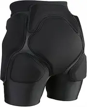 3D Protection Padded Shorts, Hip Butt Tailbone Crash Pad Pants, Impact Protective Gear for Figure Skating Snowboarding Ski Roller Skateboard