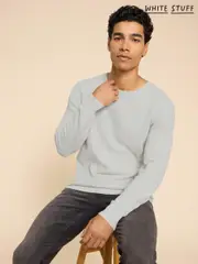 White Stuff Grey Attadale Crew Neck Jumper (K81986) | $104
