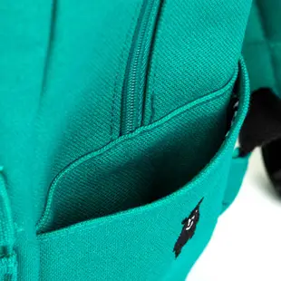 【deya】熊森林系刺繡帆布大後背包 綠色