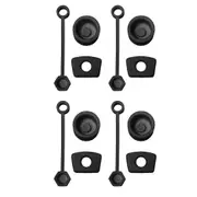 4 Set Spill Stopper for 2.0, Silicone Leak Proof Kit with Straw Cover Cap,Square Leak Stopper, Roun
