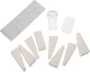 Healeved DIY Nail Art Stamper Set 1 Set Stamping Plates Nail Art Stencils Tools for Women Girls Ladies
