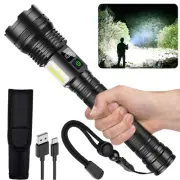 ASORT Rechargeable Flashlights High Lumens,990000 Lumen Handheld Powerful Fla...