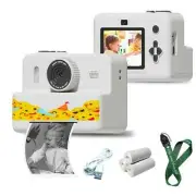 Kids Camera Instant Print,Children Digital Camera Toys with HD Video for Kids Ag