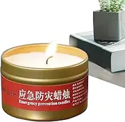 Survival Candles - Prevention Candlles Unscented | Canned Glow Portable Lanterns 20 Hour Burn Time for Home Tent Indoor Outdoor Supplies