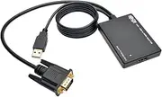 TRIPP LITE P116-003-HD-U VGA to HDMI Converter Adapter with USB Audio Power 1080p