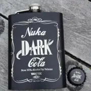 Nuka Cola Dark Flask Fallout 76 style Drinkware - Stainless steel high quality