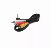 6' 3.5mm to 3-RCA Camcorder Cable By Steren
