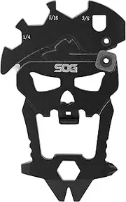 SOG MACV Tool Multi-Tool SM1001-CP - Hardcased Black, 12 Tools in One: Bottle Opener, Screwdrivers