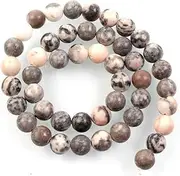 [Hamthuit] Natural Stone Beads Agates Quartz Amethyst Rose Beads For Jewelry Making DIY Beadwork Bracelets H7183 10mm 36-38pcs