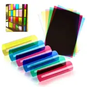 A4 Color Acetate Sheet - Transparents PVC Light Filter Film for DIY Projects