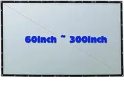 Large Size HD 100 to 300 Inch Rear Projector Screen Fabric No Frame Back Projection Curtain 16:9/4:3 Optional(180 inch)