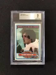 1980 Topps Football GARY FENCIK #380 BVG/BGS GRADED 9 - MINT