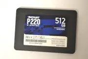 Patriot P220 512GB SSD 2.5" SATA III 6GB/s Internal Solid State Drive(052325)