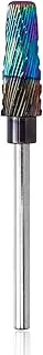 Bestgle 5 in-1 Professional Nail Drill Bits, 3/32 Inch Shank Carbide Tungsten Steel Nail Bit Set Two Way Rotation Use Nail Cutter Bit for Manicure Pedicure Cuticle Gel Nail Care (F M C)