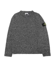 Stone Island Junior Compass-Badge Marl-Knitted Crewneck Jumper 8Y,6Y,4Y,14Y,12Y,10Y sky color