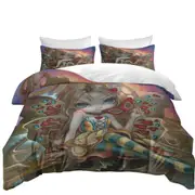 Clockwork Valentine Masquerade Cute Fairy Girl Quilt Cover