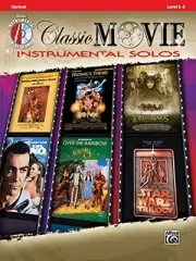 CLASSIC MOVIE INSTRUMENTAL SOLOS: CLARINET, BOOK & (POP By Bill Galliford *NEW*