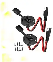 BESPORTBLE 1 Pair SAE Quick Connection Cable for Solar Panel Installation Solar Charger Wire with Screws and Car Battery Transfer
