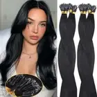 Thick Double Drawn Nano Ring Loop Micro Bead Tip 100% Remy Human Hair Extensions