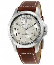 Hamilton Khaki King Swiss Made Day/Date Automatic White H64455523 50M Mens Watch