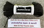 Vintage Heather Braid Macrame Cord 50 YDS M44 Heather Brown Small Size NEW WIS