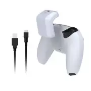 For PS5 Wireless Controller Handle External Rechargeable Battery Pack with Cable