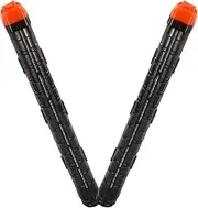 TORMEN Quick Load Magazine, 12 Dart Clips, Magazine Compatible with Nerf Rival Zeus Apollo Magazine Toy Guns (2 Pieces Black - Transparent