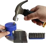 Btcdove Titanium Seed Phrase Storage - 4 Plate Design with Stamped Tools, Tamper-Proof Screws & Seal, Includes Protective Tools(No Hammer Included), Compatible with Trezor, Onekey
