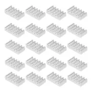 Electronics Cooler Heatsink for MOS GPU IC Chip Silver 6 x 12 x 3 mm 20pcs