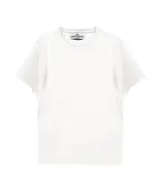 Stone Island Junior Logo Embroidered Crewneck T-Shirt 8Y,6Y,4Y,14Y,2Y,12Y,10Y white