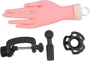 SOESFOUFU Hand Model Nail Practice Nails Hand Manicure Training Tool Perfect for Women Girls Students
