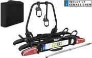 Eufab Bike Rack TECDC1 Folding Black LED 60kg E-Bike + Accessories Selection