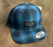 PENDLETON - Logo Wool Hat - Cap - Blue - Plaid - Adjustable - Made in USA