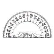 Charles Leonard Protractor Plastic, 4"