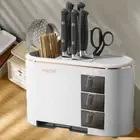 Plastic Spice Storage Rack Large Capacity Spoon Shovel Storage Shelf for Home