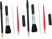 LIFKOME Scratching Art Tool Kit 10pcs Scratch Drawing Pens for Educational Home Projects