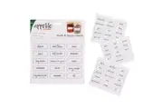 Appetito Pre Printed Herb and Spice Labels Perfect Organizing Pantry Pack of 45
