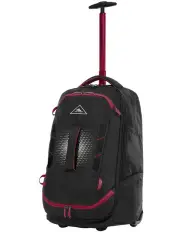 [High Sierra] Composite V4 Wheeled Duffel 56cm 39/42L In Black/Red