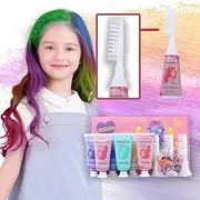 HaiolorPro Hair Chalk for Kids& Adults Washable，Temporary Hair Color Wax Kit for Boys & Girls, 4 PCS-1 Temporary Hair Dye