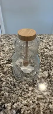 Target Bullseye Playground 2023 Honey Bear Glass Jar w/Wood Dipper