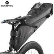 ROCKBROS Waterproof Bike Rear Storage Bag MTB Bicycle Cycling Saddle Bag 10-14L