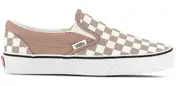 Vans Classic Slip On Canvas Sneaker Shoes Chess Check - Etherea/True White