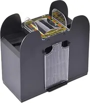 qzjijosen Card Shuffler,6 Deck Battery Operated Automatic Shuffler Machine,Electronic Poker Shuffling Machine for Home Party Games,Poker, Rummy, Blackjack