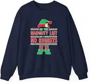[VidiAmazing] On The Naughty List and I Have No Regrets Funny Elf Hat Xmas (1) ds004 T-Shirt