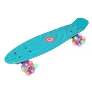 EVO 22' Light Up Penny Board | Skateboard for Beginners Or Pro's | Light Up Wheel Skateboard for Kids & Teenagers | Mini Cruiser Complete Board | Suitable for All Aged 3+